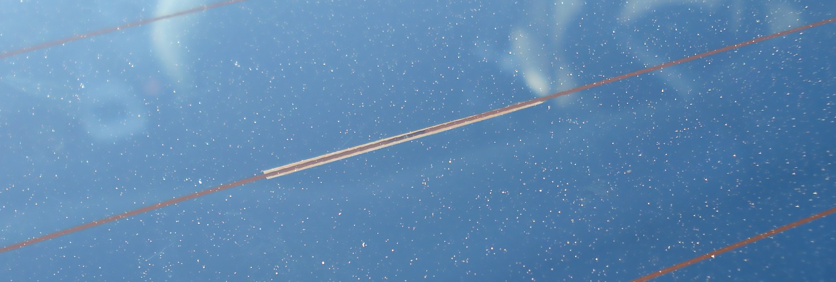  Результат ремонта места обрыва нитей обогрева