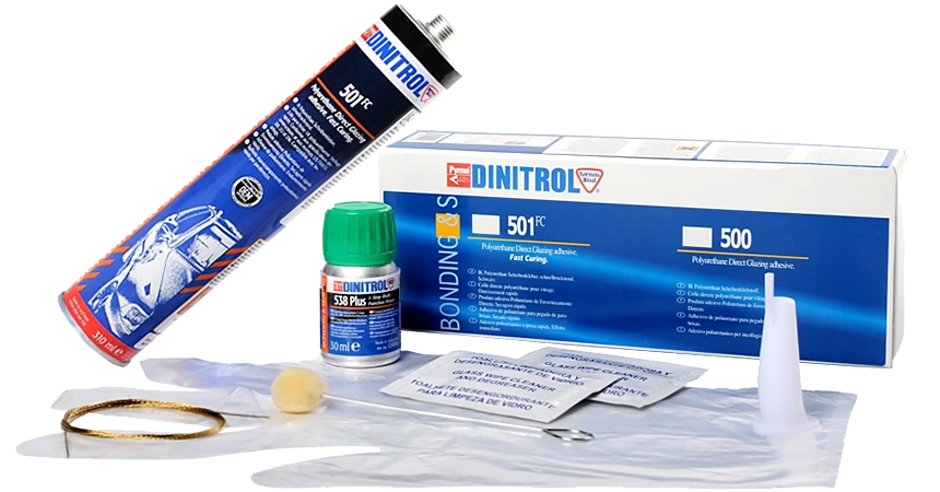 Клей для вклейки стекла 501 FC Kit Dinitrol 